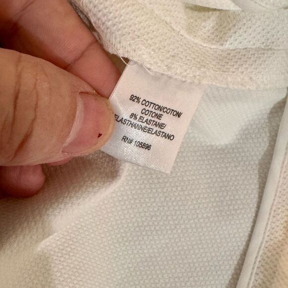 Worth Textured White Dress Pants. Size 4. - Picture 8 of 9